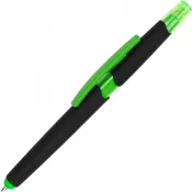 Długopis plastikowy z zakreślaczem touch pen EMMETT