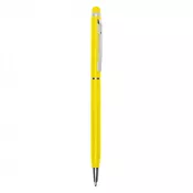 żółty - Długopis metalowy błyszczący z  touch pen-em | Raymond