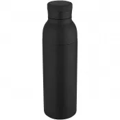 Czarny - Illuminate butelka termiczna o pojemności 650 ml z podwójnymi ściankami, wykonana ze stali nierdzewnej z recyklingu z certyfikatem RCS.