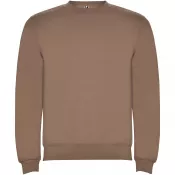 Mokka - Ulan bluza unisex z zamkiem błyskawicznym na całej długości