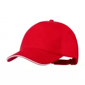 czerwony - Sandrok czapka z daszkiem RPET