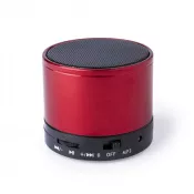 czerwony - Głośnik bezprzewodowy 3W, radio