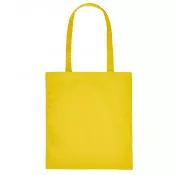 żółty - Torba bawełniana 140 g/m², 38 x 42 cm, płaska