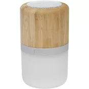 Drewno - Bambusowy głośnik Bluetooth® Aurea z podświetleniem 