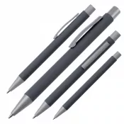 grafitowy - Metalowy długopis reklamowy ABU DHABI