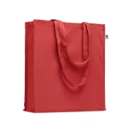 Torba z bawełny organicznej 220 g/m² BENTE COLOUR Czerwony