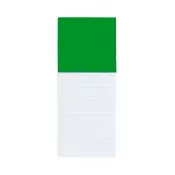 zielony - Sylox magnetyczny notatnik