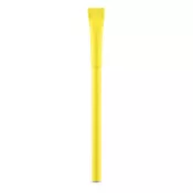 żółty - Długopis papierowy PINKO