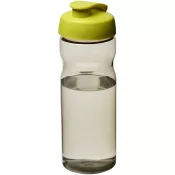 Ciemnografitowy-Zielony limonkowowy - Bidon H2O Eco o pojemności 650 ml z wieczkiem zaciskowym