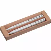 biały - Zestaw piśmienny ABS z recyklingu BOGOTA