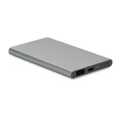 Powerbank płaski 4000 mAh aluminiowy POWERFLAT C Tytanowy