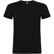 Czarny - Koszulka T-shirt męska bawełniana 155 g/m² Roly Beagle