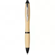Czarny-Piasek pustyni - Bambusowy długopis Nash