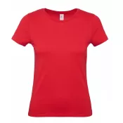 Red (004) - Damska koszulka reklamowa 145 g/m² B&C #E150 / WOMEN