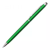 zielony - Długopis plastikowy Touch Point