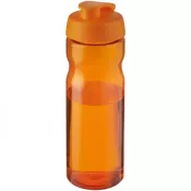 Pomarańczowy-Pomarańczowy - Bidon H2O Base® o pojemności 650 ml z wieczkiem zaciskowym