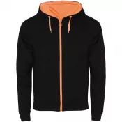 Czarny-Fluor Orange - Fuji bluza unisex