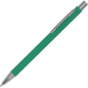 zielony - Długopis metalowy soft touch GIORGIO