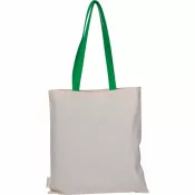 zielony - Torba bawełniana z długimi uszami, z recyklingu 140g/m2 CAMBRIDGE