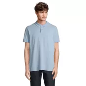 Koszulka polo unisex z czesanej bawełny Sol's PULSE Sky Blue Pique