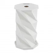 biały - Składana / rozkładana lampka stołowa LED -