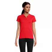 Polo damskie organiczne 170 g/m² Sol's PLANET WOMEN Czerwony