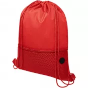 Czerwony - Siateczkowy plecak Oriole ściągany sznurkiem