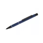niebieski - Długopis aluminiowy z żelowym wkładem SATO