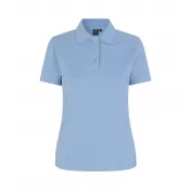 Light Blue - Koszulka bawełniana damska 210 g/m² ID Polo/stretch 527