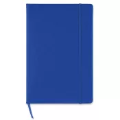 Notes A5 w okładce z PVC 96 kartek w kratkę SQUARED Niebieski