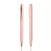 Rose Gold - Długopis metalowy z dodatkami w kolorze różowego złota