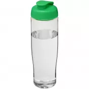 Przezroczysty-Zielony - Bidon H2O Tempo® o pojemności 700 ml z wieczkiem zaciskowym