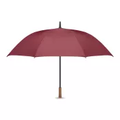 Parasol automatyczny 27" z drewnianą rączką RAYNA Burgund
