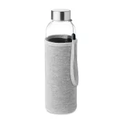 Butelka szklana 500 ml w neoprenowym etui UTAH GLASS Szary