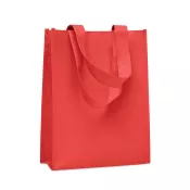 Torba prezentowa z włókniny RPET 80 g/m² LITAS Czerwony