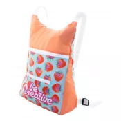 biały - SuboBag Folback personalizowany składany plecak RPET