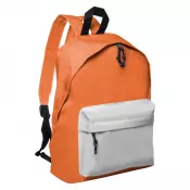 biało-pomarańczowy - Plecak | Madeline