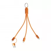 pomarańcz - Rafob brelok kabel ładujący USB