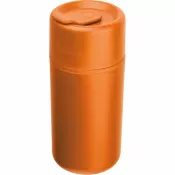pomarańczowy - Kubek termiczny z polipropylenu GENOA 500 ml