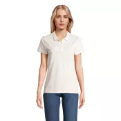 Polo damskie organiczne 170 g/m² Sol's PLANET WOMEN Off-White