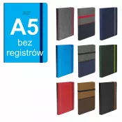 Kalendarz książkowy A5 DZIENNY registry nie wycinane  ZIGGO