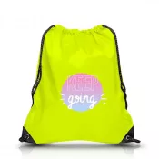 Fluorescent Yellow - P-210D Plecak ściągany sznurkiem