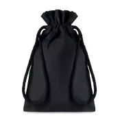 Woreczek bawełniany czarny 105 g/m² TASKE SMALL
