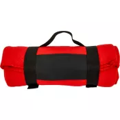 czerwony - Koc z polaru 170 g/m² GIANFRANCO