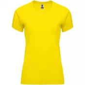 Żółty - Damska koszulka techniczna 135 g/m² ROLY BAHRAIN WOMAN 0408