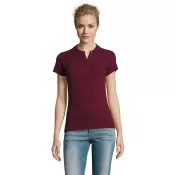 Polo damskie piqué 180 g/m² Sol's PERFECT WOMEN Burgundy
