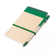 zielony - Ecocard notatnik