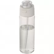 Bidon na wodę Theron o pojemności 700 ml, wykonany z tworzywa sztucznego pochodzącego z recyklingu (RCS), z pokrywką o podwój