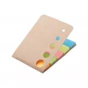 beżowy - Karteczki samoprzylepne w 5 kolorach Zinko