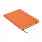 Notes A5 w okładce z RPET 80 kartek w linię NOTE RPET Pomaranczowy